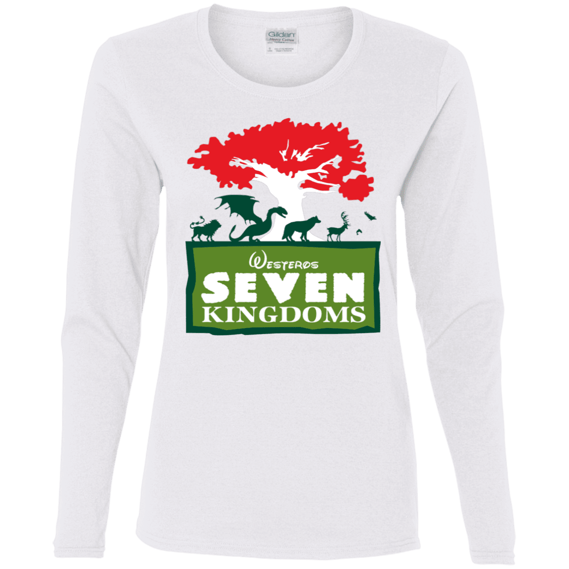 T-Shirts White / S Seven Kingdoms Women's Long Sleeve T-Shirt