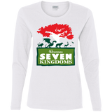 T-Shirts White / S Seven Kingdoms Women's Long Sleeve T-Shirt