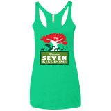 T-Shirts Envy / X-Small Seven Kingdoms Women's Triblend Racerback Tank