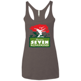 T-Shirts Macchiato / X-Small Seven Kingdoms Women's Triblend Racerback Tank