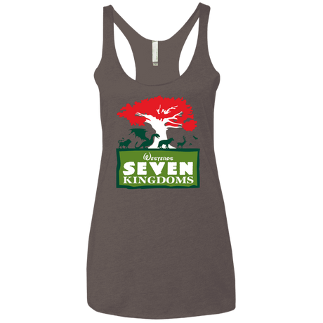 T-Shirts Macchiato / X-Small Seven Kingdoms Women's Triblend Racerback Tank
