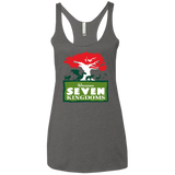 T-Shirts Premium Heather / X-Small Seven Kingdoms Women's Triblend Racerback Tank