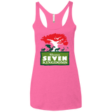 T-Shirts Vintage Pink / X-Small Seven Kingdoms Women's Triblend Racerback Tank