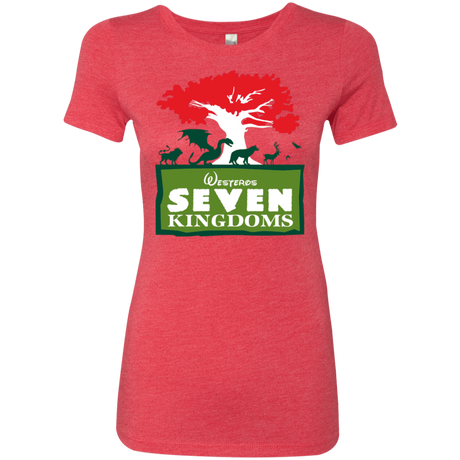 T-Shirts Vintage Red / S Seven Kingdoms Women's Triblend T-Shirt
