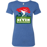 T-Shirts Vintage Royal / S Seven Kingdoms Women's Triblend T-Shirt