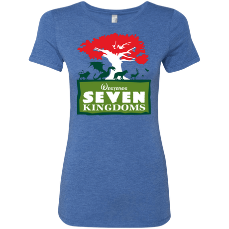 T-Shirts Vintage Royal / S Seven Kingdoms Women's Triblend T-Shirt