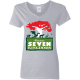 T-Shirts Sport Grey / S Seven Kingdoms Women's V-Neck T-Shirt