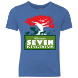 T-Shirts Vintage Royal / YXS Seven Kingdoms Youth Triblend T-Shirt