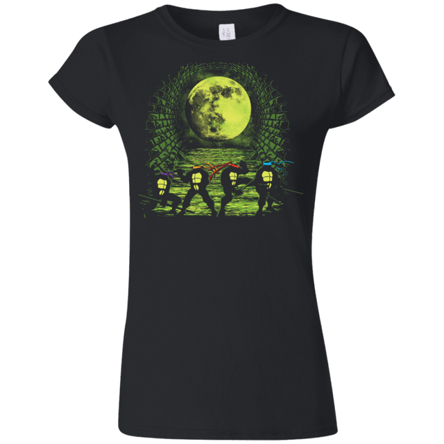 T-Shirts Black / S Sewer Fighters Junior Slimmer-Fit T-Shirt