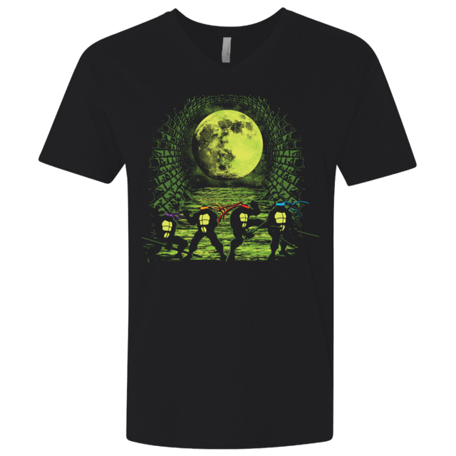T-Shirts Black / X-Small Sewer Fighters Men's Premium V-Neck