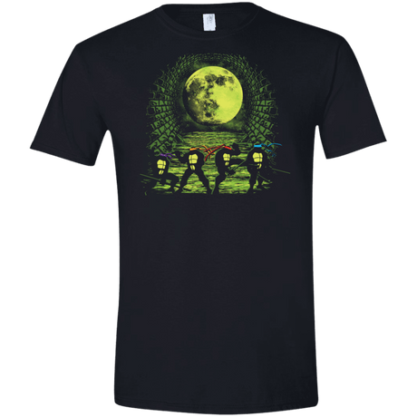 T-Shirts Black / X-Small Sewer Fighters Men's Semi-Fitted Softstyle