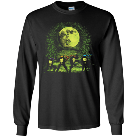 T-Shirts Black / YS Sewer Fighters Youth Long Sleeve T-Shirt