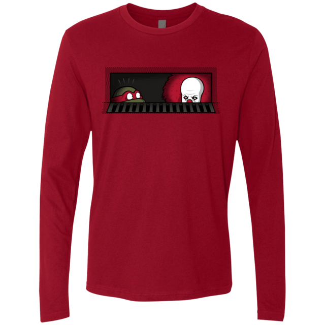 T-Shirts Cardinal / S Sewermates Men's Premium Long Sleeve
