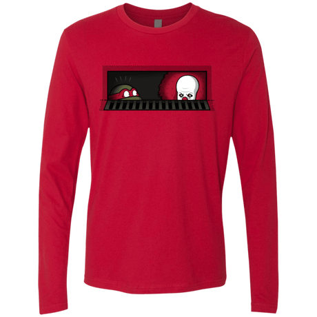 T-Shirts Red / S Sewermates Men's Premium Long Sleeve