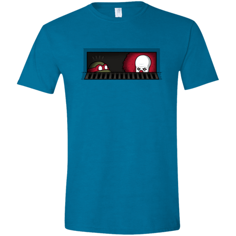 T-Shirts Antique Sapphire / S Sewermates Men's Semi-Fitted Softstyle