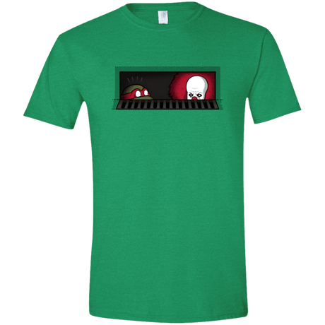 T-Shirts Heather Irish Green / S Sewermates Men's Semi-Fitted Softstyle