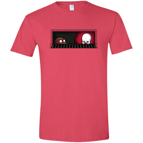 T-Shirts Heather Red / S Sewermates Men's Semi-Fitted Softstyle