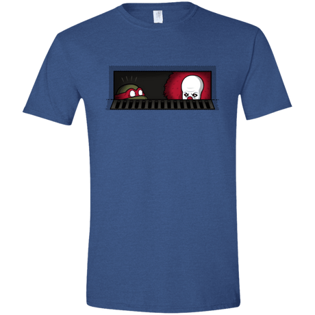 T-Shirts Heather Royal / X-Small Sewermates Men's Semi-Fitted Softstyle