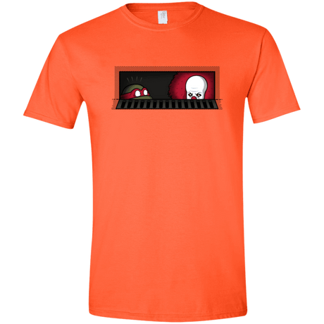 T-Shirts Orange / S Sewermates Men's Semi-Fitted Softstyle