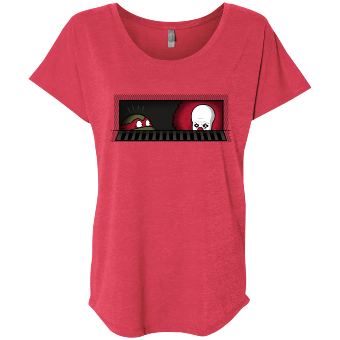 T-Shirts Vintage Red / X-Small Sewermates Triblend Dolman Sleeve