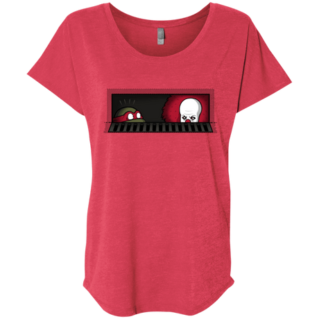 T-Shirts Vintage Red / X-Small Sewermates Triblend Dolman Sleeve