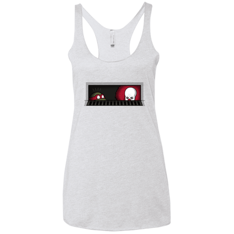 T-Shirts Heather White / X-Small Sewermates Women's Triblend Racerback Tank