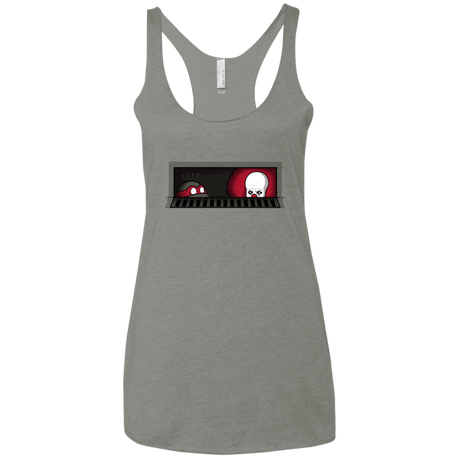 T-Shirts Venetian Grey / X-Small Sewermates Women's Triblend Racerback Tank