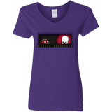 T-Shirts Purple / S Sewermates Women's V-Neck T-Shirt