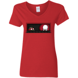 T-Shirts Red / S Sewermates Women's V-Neck T-Shirt