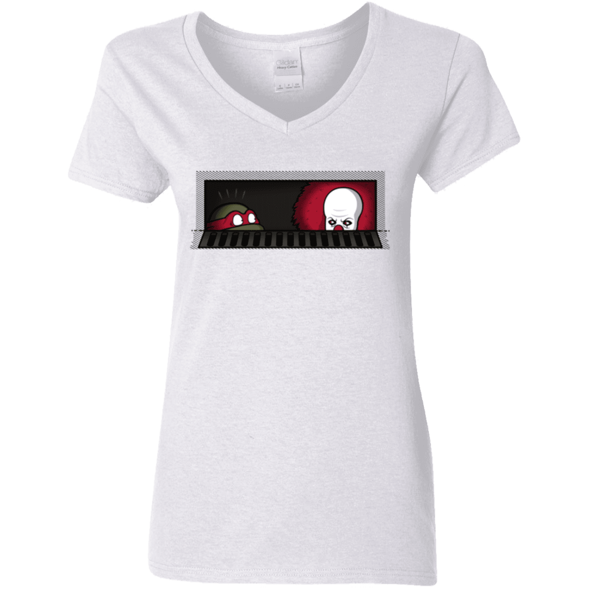 T-Shirts White / S Sewermates Women's V-Neck T-Shirt