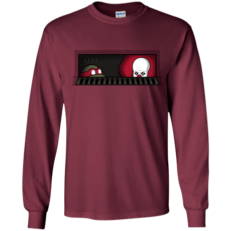 T-Shirts Maroon / YS Sewermates Youth Long Sleeve T-Shirt