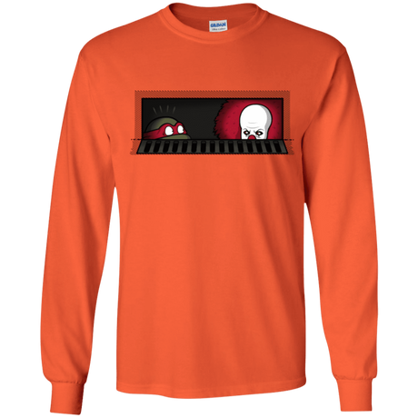 T-Shirts Orange / YS Sewermates Youth Long Sleeve T-Shirt