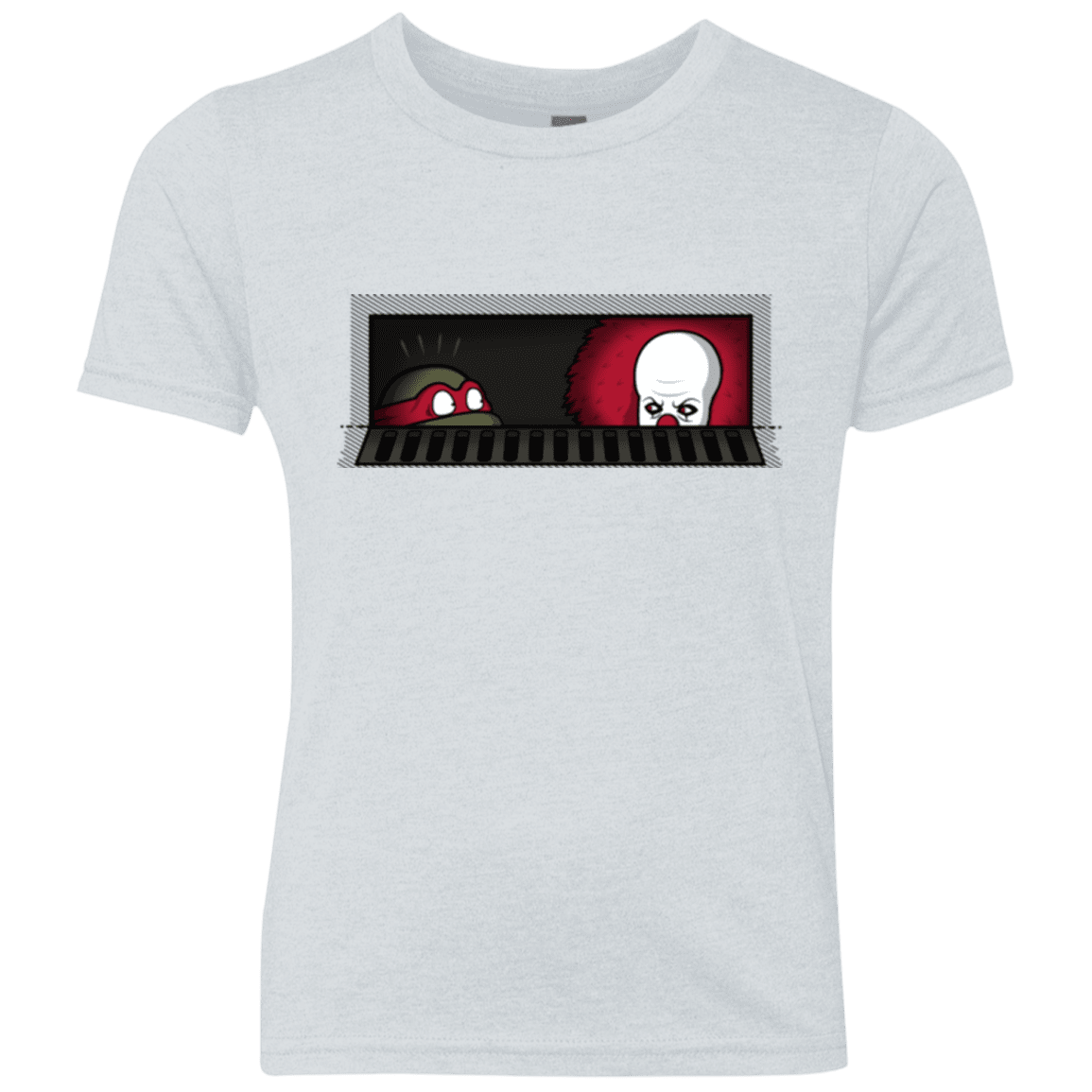 T-Shirts Heather White / YXS Sewermates Youth Triblend T-Shirt