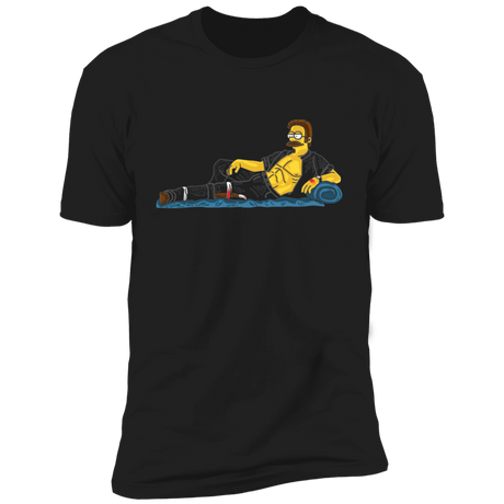 T-Shirts Black / X-Small Sexy Flanders Finds A Way Men's Premium T-Shirt
