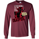 T-Shirts Maroon / S Sexy Rich Super Model Men's Long Sleeve T-Shirt