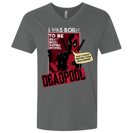 T-Shirts Heavy Metal / X-Small Sexy Rich Super Model Men's Premium V-Neck