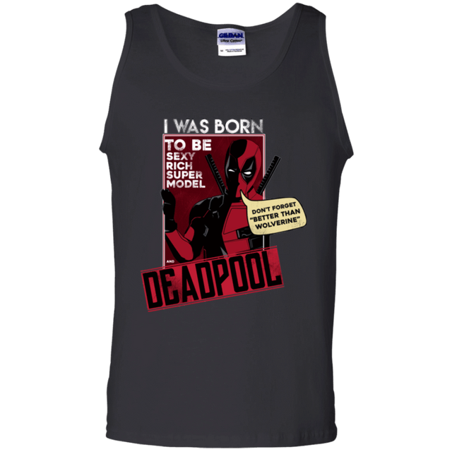 T-Shirts Black / S Sexy Rich Super Model Men's Tank Top