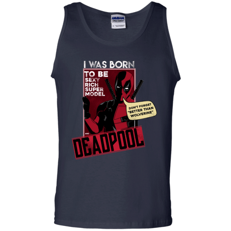 T-Shirts Navy / S Sexy Rich Super Model Men's Tank Top