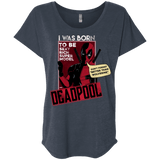 T-Shirts Vintage Navy / X-Small Sexy Rich Super Model Triblend Dolman Sleeve