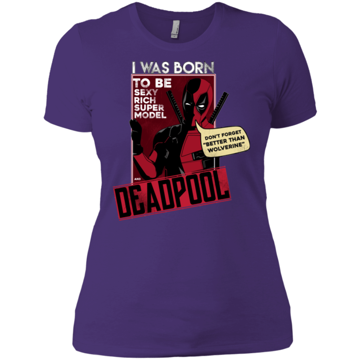 T-Shirts Purple Rush/ / X-Small Sexy Rich Super Model Women's Premium T-Shirt