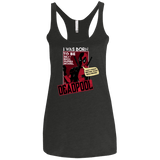 T-Shirts Vintage Black / X-Small Sexy Rich Super Model Women's Triblend Racerback Tank