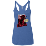 T-Shirts Vintage Royal / X-Small Sexy Rich Super Model Women's Triblend Racerback Tank