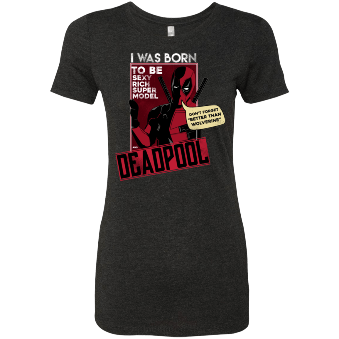 T-Shirts Vintage Black / S Sexy Rich Super Model Women's Triblend T-Shirt