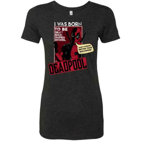 T-Shirts Vintage Black / S Sexy Rich Super Model Women's Triblend T-Shirt