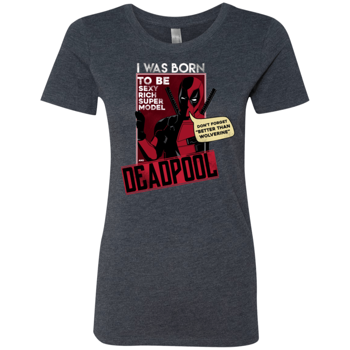 T-Shirts Vintage Navy / S Sexy Rich Super Model Women's Triblend T-Shirt