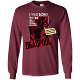 T-Shirts Maroon / YS Sexy Rich Super Model Youth Long Sleeve T-Shirt