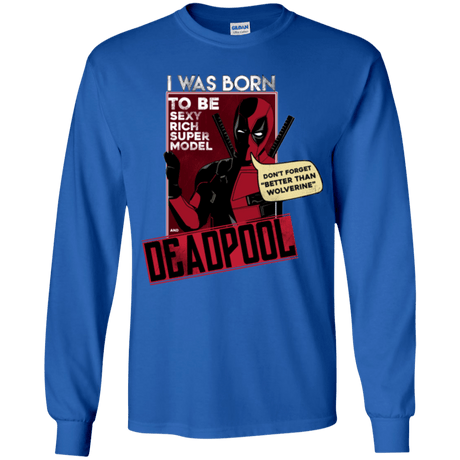 T-Shirts Royal / YS Sexy Rich Super Model Youth Long Sleeve T-Shirt