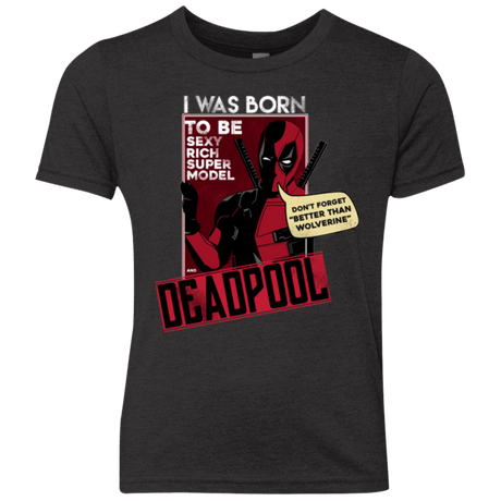 T-Shirts Vintage Black / YXS Sexy Rich Super Model Youth Triblend T-Shirt