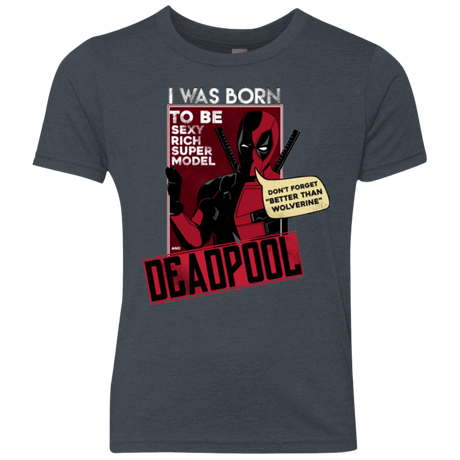 T-Shirts Vintage Navy / YXS Sexy Rich Super Model Youth Triblend T-Shirt