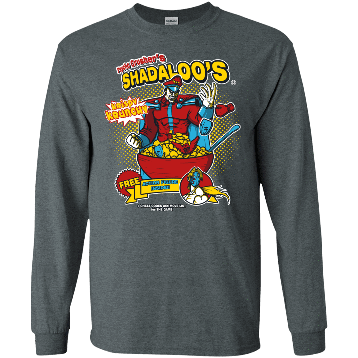 T-Shirts Dark Heather / S Shadaloos Men's Long Sleeve T-Shirt
